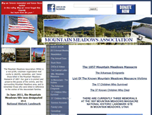 Tablet Screenshot of mtn-meadows-assoc.com